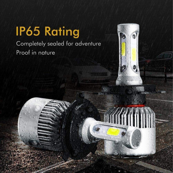 Planet Gates H4 H7 H11 9005 9006 H1 COB Car LED Headlight Bulbs Hi-Lo Beam 72W 8000LM 6500K/4300K Auto Led Headlamp Car Light 12v 24v
