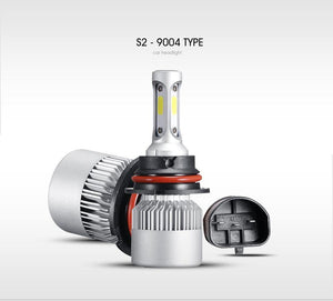 Planet Gates H4 H7 H11 9005 9006 H1 COB Car LED Headlight Bulbs Hi-Lo Beam 72W 8000LM 6500K/4300K Auto Led Headlamp Car Light 12v 24v