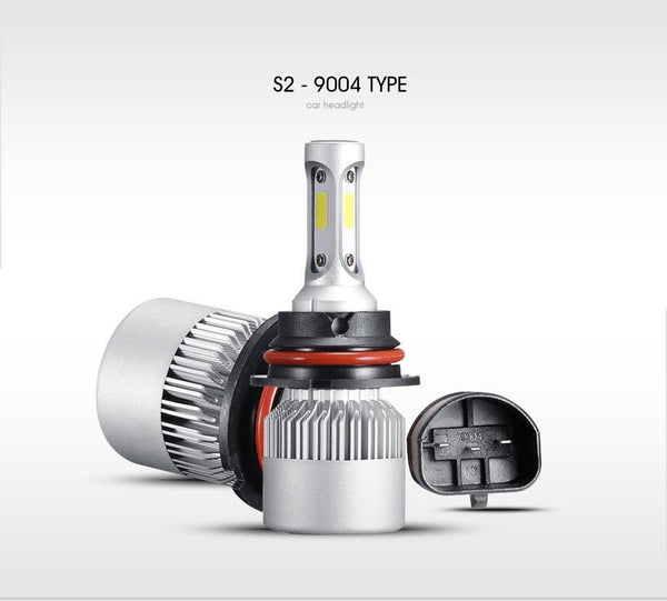 Planet Gates H4 H7 H11 9005 9006 H1 COB Car LED Headlight Bulbs Hi-Lo Beam 72W 8000LM 6500K/4300K Auto Led Headlamp Car Light 12v 24v