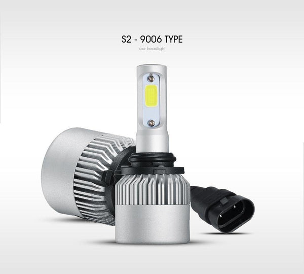Planet Gates H4 H7 H11 9005 9006 H1 COB Car LED Headlight Bulbs Hi-Lo Beam 72W 8000LM 6500K/4300K Auto Led Headlamp Car Light 12v 24v
