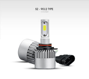 Planet Gates H4 H7 H11 9005 9006 H1 COB Car LED Headlight Bulbs Hi-Lo Beam 72W 8000LM 6500K/4300K Auto Led Headlamp Car Light 12v 24v