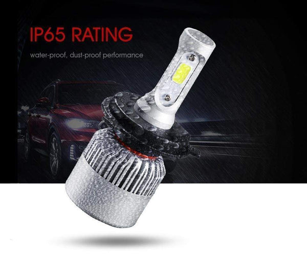Planet Gates H4 H7 H11 9005 9006 H1 COB Car LED Headlight Bulbs Hi-Lo Beam 72W 8000LM 6500K/4300K Auto Led Headlamp Car Light 12v 24v