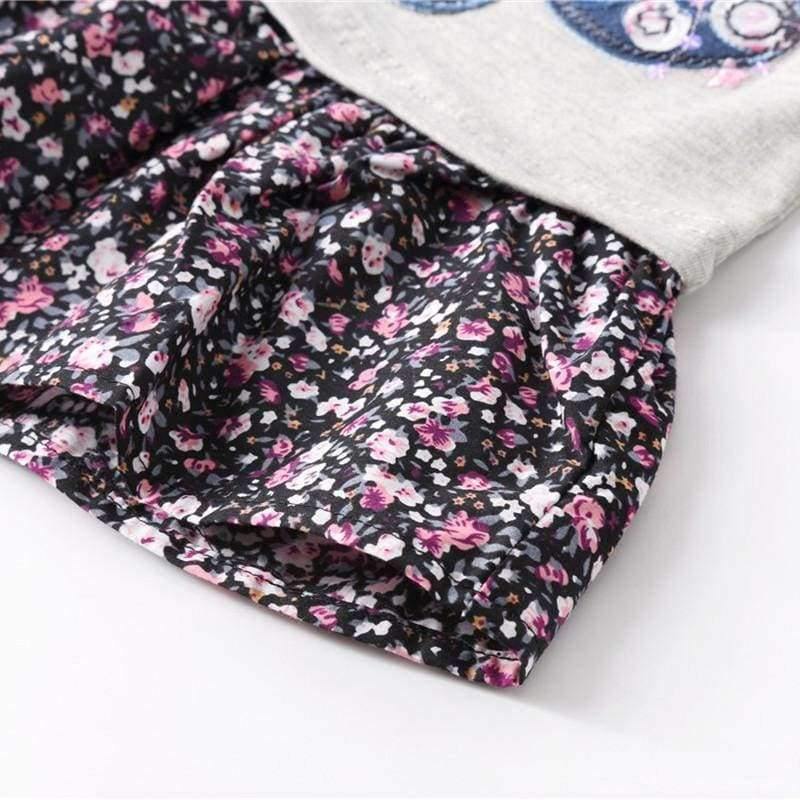 Planet Gates H5460  PINK / 2T Girls frock children clothes butterfly kids dresses girls nova baby clothing autumn kids wear child girl dresses