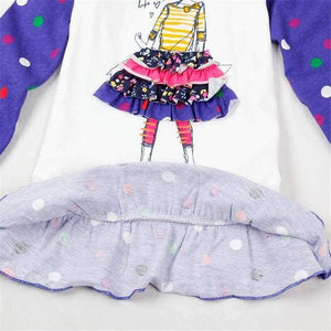 Planet Gates H5922 novatx / 2T Baby Girl Dress long sleeve kids dresses for girls Clothes children clothing Kids Clothes winter Party Nova Girls Dress H5922