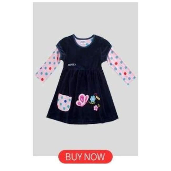 Planet Gates H5922 novatx / 2T Baby Girl Dress long sleeve kids dresses for girls Clothes children clothing Kids Clothes winter Party Nova Girls Dress H5922