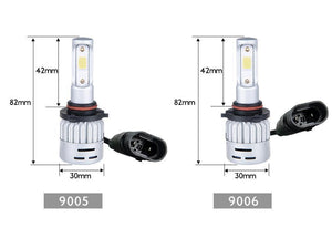 Planet Gates H7 H1 LED Car Headlight Bulb H11 H8 LED Auto Lamp 9005 HB3 9006 24V 72W 8000Lm 6500K 3000K COB 12V LED HB4 H4 4300K Car Bulb