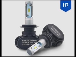 Planet Gates H7 LED H4 H1 H3 H8 H9 H11 9006 9005 Auto Car Headlight Bulb CSP Chip 50W 8000LM Automobile Headlamp Fog Light 6500K Led Lamp 12V