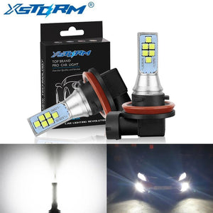 Planet Gates H8 2Pcs H11 H8 Led Bulb 9005 HB3 9006 HB4 H16 5202 PSX24W Led Car Fog Light 1400LM 6000K White 12V 24V Auto Lamp Bulbs
