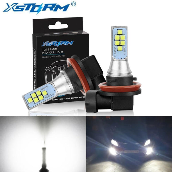 Planet Gates H8 2Pcs H11 H8 Led Bulb 9005 HB3 9006 HB4 H16 5202 PSX24W Led Car Fog Light 1400LM 6000K White 12V 24V Auto Lamp Bulbs