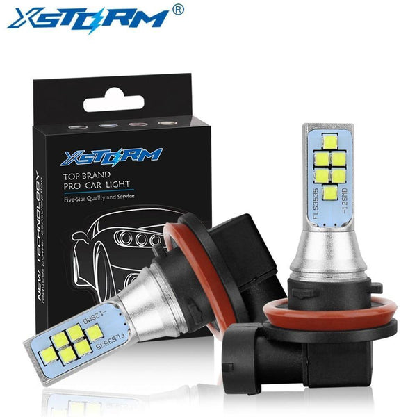 Planet Gates H8 2Pcs H11 H8 Led Bulb 9005 HB3 9006 HB4 H16 5202 PSX24W Led Car Fog Light 1400LM 6000K White 12V 24V Auto Lamp Bulbs