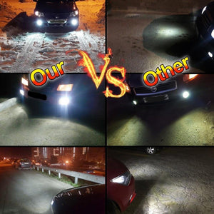 Planet Gates H8 2Pcs H11 H8 Led Bulb 9005 HB3 9006 HB4 H16 5202 PSX24W Led Car Fog Light 1400LM 6000K White 12V 24V Auto Lamp Bulbs