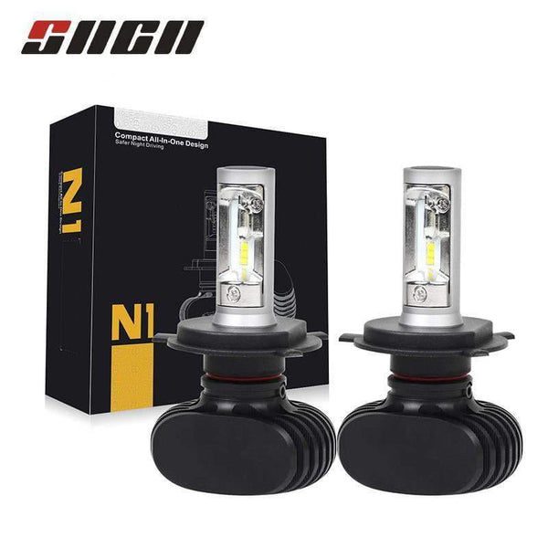 Planet Gates H8 SNCN 2pcs N1 Headlight Bulbs LED Car Light 9005/HB3 9006/HB4 H4/9003/HB2 Hi/Lo H7 Headlamp H8 H9 H11 Auto Fog Lamp 50w 8000Lm