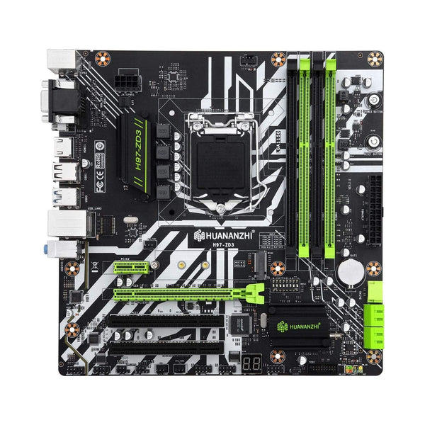 Planet Gates H97 ZD3 Motherboard Intel XEON LGA 1150 i3 i5 i7 All Series CPU DDR3 NON-ECC memory USB SATA VGA HDMI DVI NVME NGFF