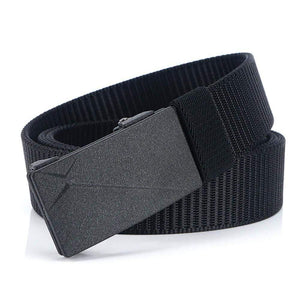 Men Belt Tactical Belts Casual Nylon Women Belt Strap Male Belts For Women Jeans High Quality Black 3.4CM