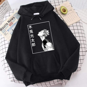 Planet Gates Haikyuu Bokuto Koutarou Print Hoodies Men Hip Hop Casual Streetwear Fashion Funny Sweatshirts Kuroo Anime Casual Hooded Mens