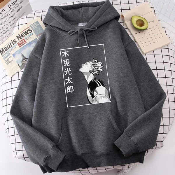 Planet Gates Haikyuu Bokuto Koutarou Print Hoodies Men Hip Hop Casual Streetwear Fashion Funny Sweatshirts Kuroo Anime Casual Hooded Mens