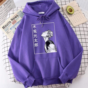 Planet Gates Haikyuu Bokuto Koutarou Print Hoodies Men Hip Hop Casual Streetwear Fashion Funny Sweatshirts Kuroo Anime Casual Hooded Mens