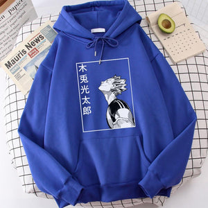 Planet Gates Haikyuu Bokuto Koutarou Print Hoodies Men Hip Hop Casual Streetwear Fashion Funny Sweatshirts Kuroo Anime Casual Hooded Mens