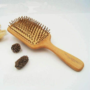 Planet Gates Hair  Brush Wooden Comb Professional Hair Care & Styling Salon Tools Anti-Static Tangle Hair Brush Massage the Scalp