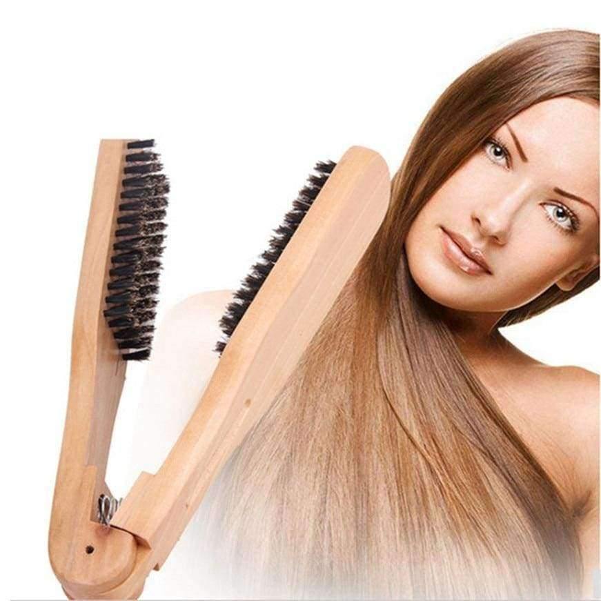 Planet Gates Hair care 1pcs / pack High Quality Boar Bristle Hair Brush Styling Anti-static Comb
