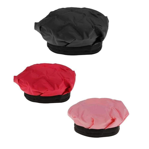 Planet Gates Hair Care Nutrition DIY Tools Thermal Cold Treatments Hot Oil Hat Professional Soft Comfortable Turban Beanie cap - Red