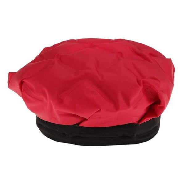 Planet Gates Hair Care Nutrition DIY Tools Thermal Cold Treatments Hot Oil Hat Professional Soft Comfortable Turban Beanie cap - Red