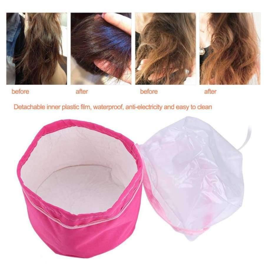 Planet Gates Hair Thermal Mask Baking Oil Cap Hair Dryer Steamer Beauty SPA Nourishing Heated Cap Hair Styling Caring Hat Tool 220V