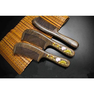 Planet Gates Hairbrush Hair Care Hight Quality Real Chacate Preto And Horn Comb  Health Styling Tools Brushes Best Gift