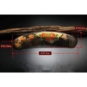 Planet Gates Hairbrush Hair Care Hight Quality Real Chacate Preto And Horn Comb  Health Styling Tools Brushes Best Gift