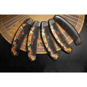 Planet Gates Hairbrush Hair Care Hight Quality Real Chacate Preto And Horn Comb  Health Styling Tools Brushes Best Gift