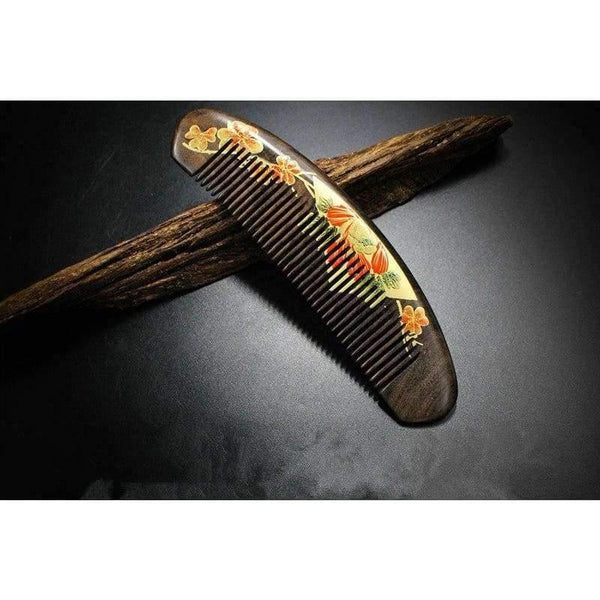 Planet Gates Hairbrush Hair Care Hight Quality Real Chacate Preto And Horn Comb  Health Styling Tools Brushes Best Gift