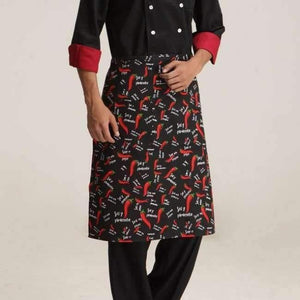 Chef Uniforms Women Dress Restaurant Kitchen Wear Men Clothes Waterproof Oil-proof with Pocket Cafe Waitress Cook Chef Aprons - Planet Gates