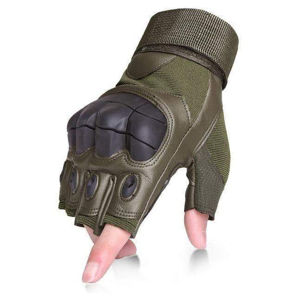 Planet Gates Half Army green / M Tactical Gloves Men SWAT Special Forces Shoot Military GYM Gloves Knuckle Full Finger Fight Paintball Gloves