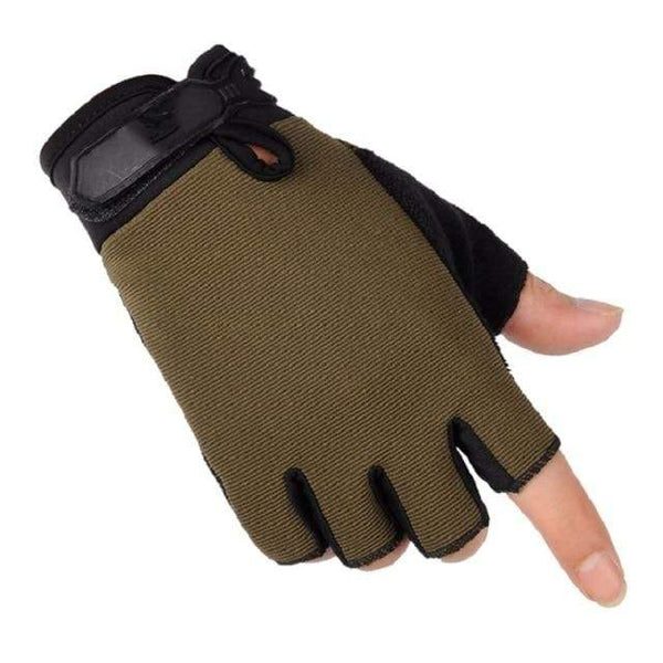 Planet Gates half-ArmyGreen / XXL Mens Lightweight Breathable Tactical Gloves Riding Non-Slip Wearable Full Finger and Half Finger Military Gloves Dropshipping