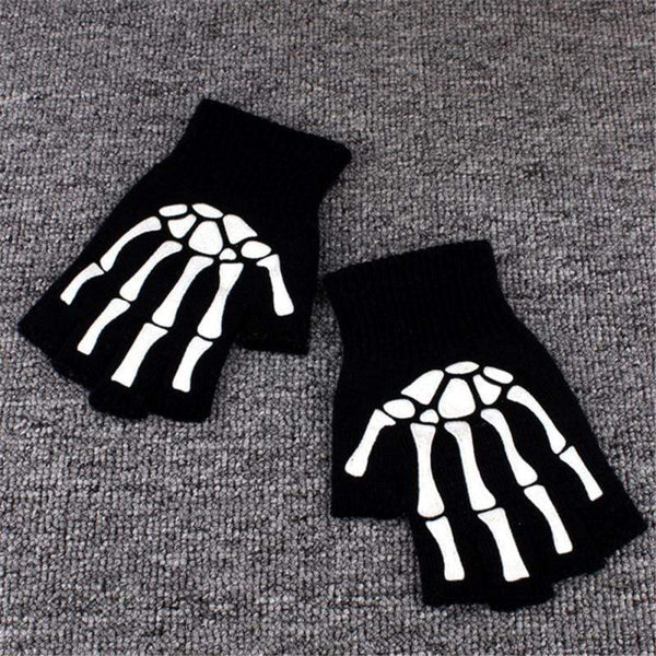 Planet Gates Half Finger Biking Gloves Men Women Anti-skip Fishing Hiking Cycling Skull Gloves Black Sports Gloves Bike Bicycle Glove