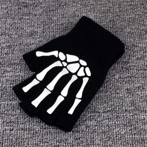 Planet Gates Half Finger Biking Gloves Men Women Anti-skip Fishing Hiking Cycling Skull Gloves Black Sports Gloves Bike Bicycle Glove