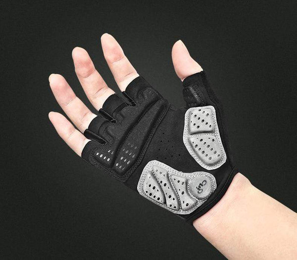 Planet Gates Half Finger Cycling Gloves Sport Fitness Racing MTB Bike Gloves Summer Men Women Riding Thickened Palm Pad Bicycle Gloves