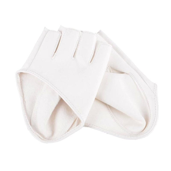 Planet Gates Half Finger Fingerless PU Leather Gloves Lady Driving Show Pole Dance  Mittens for Women Men Free Shipping