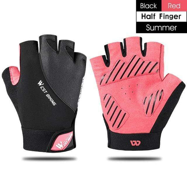 Planet Gates Half Finger Pink / XL / Russian Federation Summer Cycling Gloves MTB Mountain Road Bike Half Finger Gloves Men Women Bicycle Gym Fitness Non-slip Sports Gloves