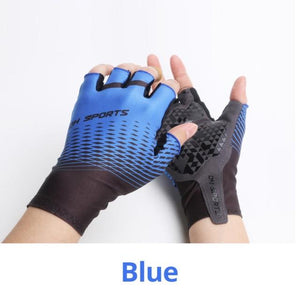 Planet Gates Half Gloves Blue / M 1Pair Half /Full Finger Cycling Gloves With 1Pair Cycling Socks Men Women Sports Bike Gloves Racing  Bicycle Set