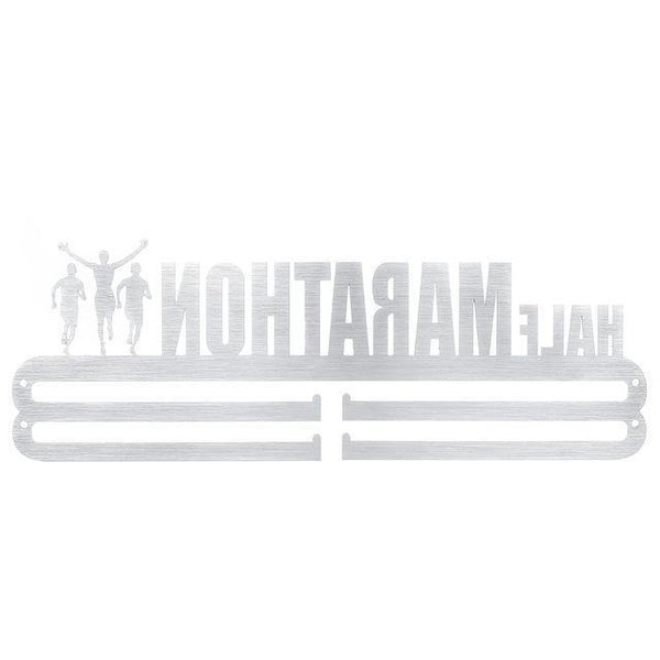 Planet Gates HALF MARATHON / China Durable Stainless Steel Medal Hanger Medal Holder Display Rack Running Swim Gymnastics Marathons Sport Medal Gift Decoration