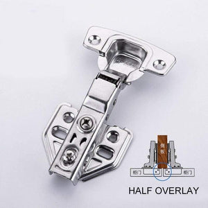 1pcs Hinge Stainless Steel Door Hydraulic Hinges Damper Buffer Soft Close For Cabinet Door Cupboard Furniture Hardware