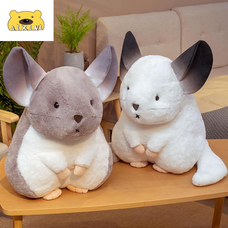 Planet Gates Hamster Pillow Cute Plushy Chinchillas Plush Doll Soft Toy Stuffed Animals Mascot for Kids Christmas Toys Cute Pillows Plush Toy