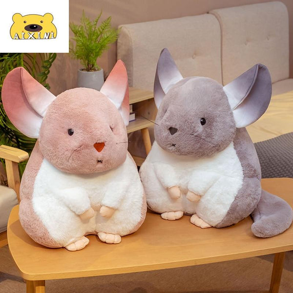 Planet Gates Hamster Pillow Cute Plushy Chinchillas Plush Doll Soft Toy Stuffed Animals Mascot for Kids Christmas Toys Cute Pillows Plush Toy