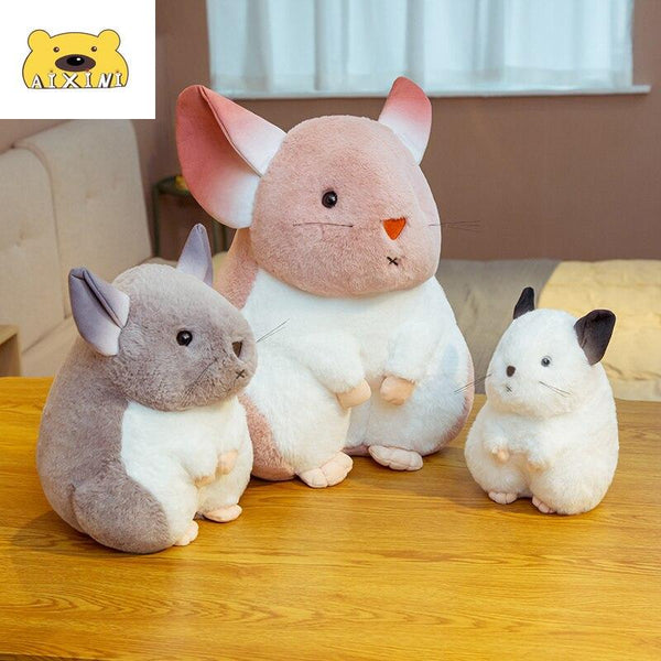 Planet Gates Hamster Pillow Cute Plushy Chinchillas Plush Doll Soft Toy Stuffed Animals Mascot for Kids Christmas Toys Cute Pillows Plush Toy