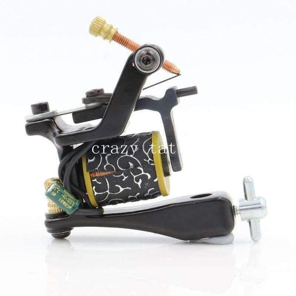 Planet Gates Hand-assembled Cast Iron Tattoo Machine For Liner and Shader Coil Tattoo Machine 10 Wrap Coils Tatoo Gun Free Shipping
