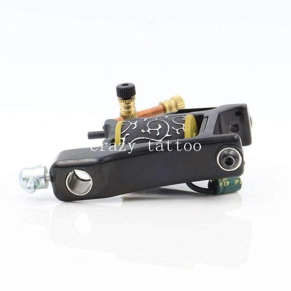 Planet Gates Hand-assembled Cast Iron Tattoo Machine For Liner and Shader Coil Tattoo Machine 10 Wrap Coils Tatoo Gun Free Shipping