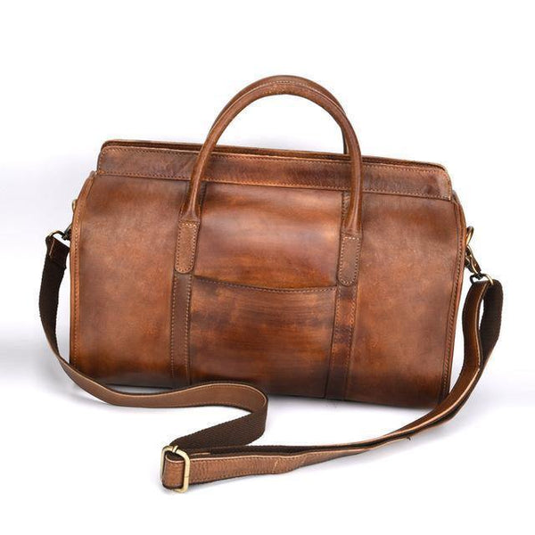 Planet Gates Hand Luggage Unisex Travel Bag Carry Packing Men Vintage Bag  Men Duffel Genuine Cow Leather Handbag LY48