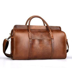 Planet Gates Hand Luggage Unisex Travel Bag Carry Packing Men Vintage Bag  Men Duffel Genuine Cow Leather Handbag LY48