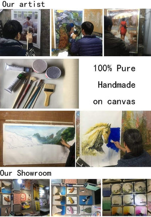 Planet Gates Hand painted canvas oil paintings modern wedding decor oil Painting Wall art Pictures home Decoration for living room on Canvans